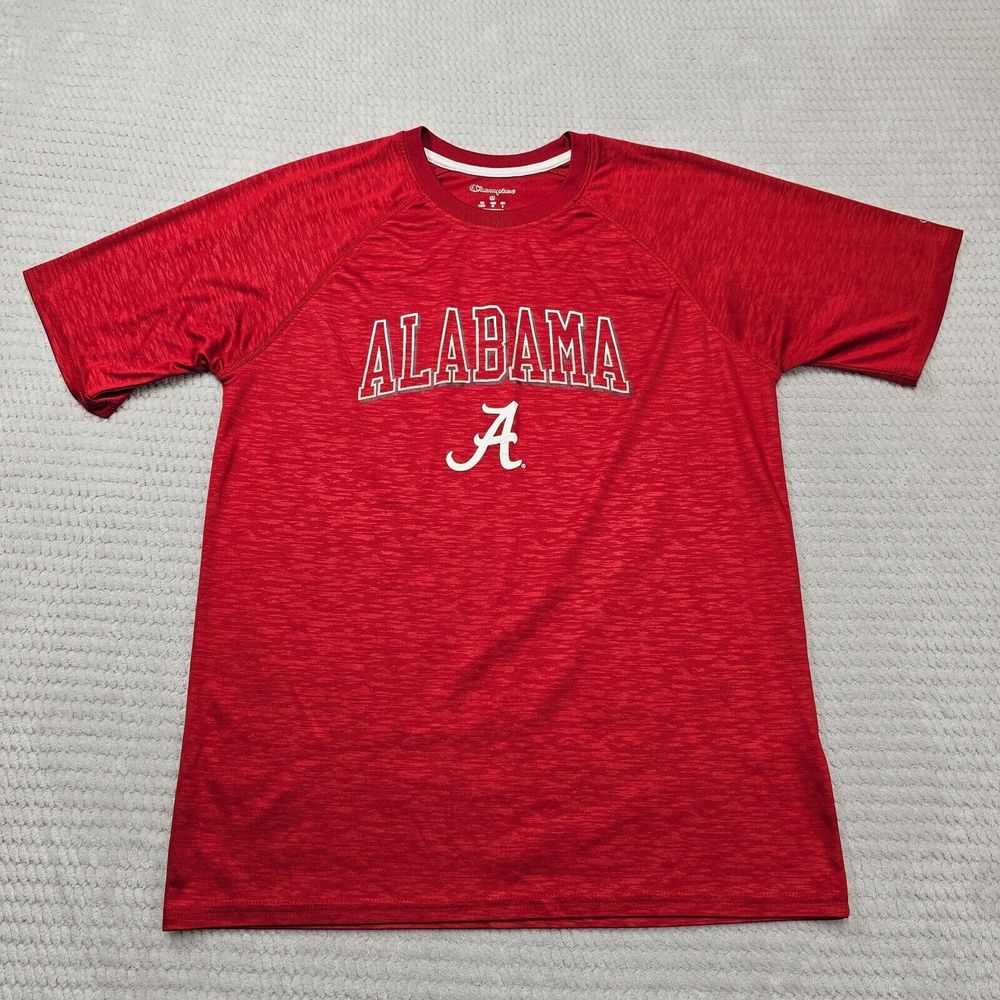 Men's Champion Dri-Fit Alabama‎ Roll Tide Shirt Size Medium